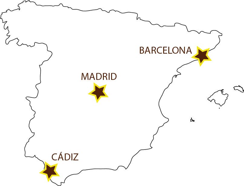 MAPA ESPAÑA PLV INECSA
